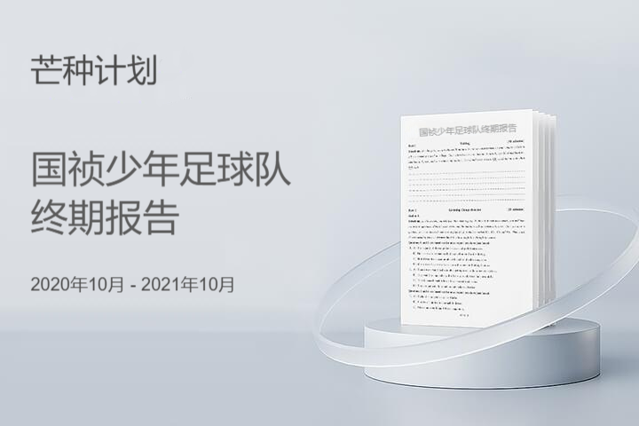 国祯少年足球队终期报告
